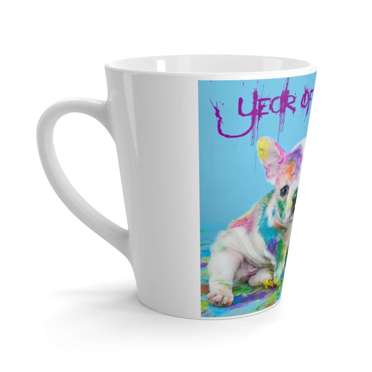 Year of the Frenchie Latte mug - Barrel Dogs