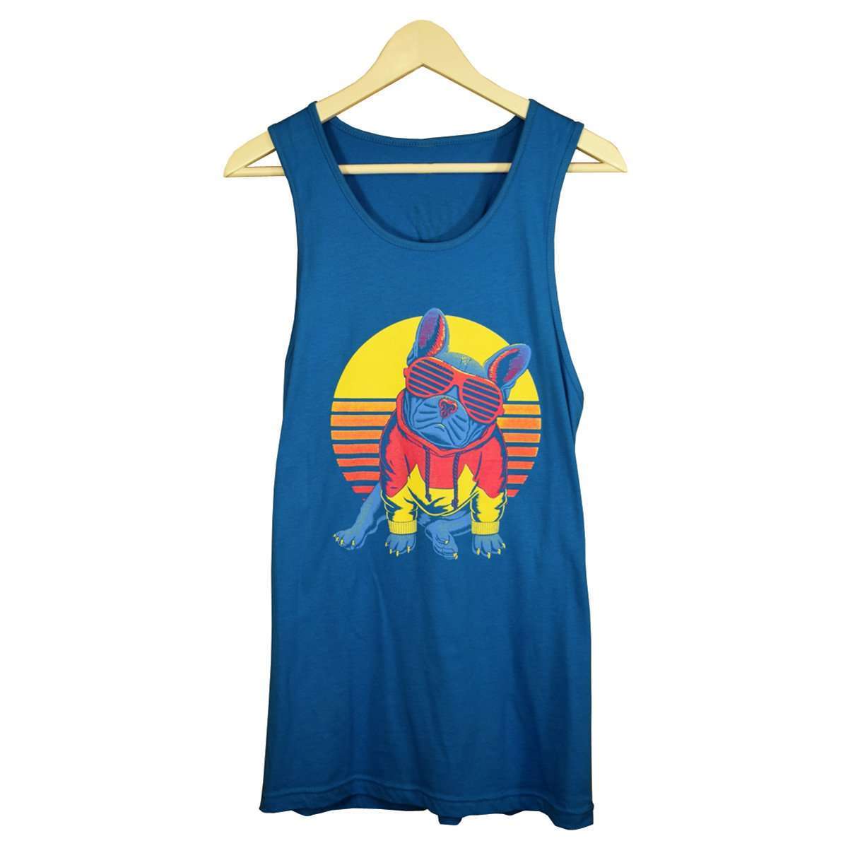 Frenchie Sunset Men's Tank - Barrel Dogs