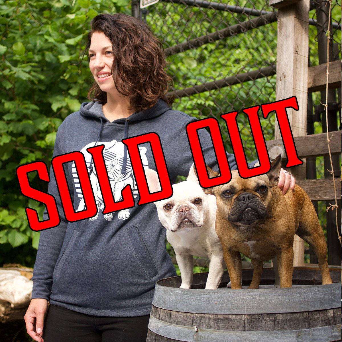 Frenchie Sunset Hoodie - Barrel Dogs