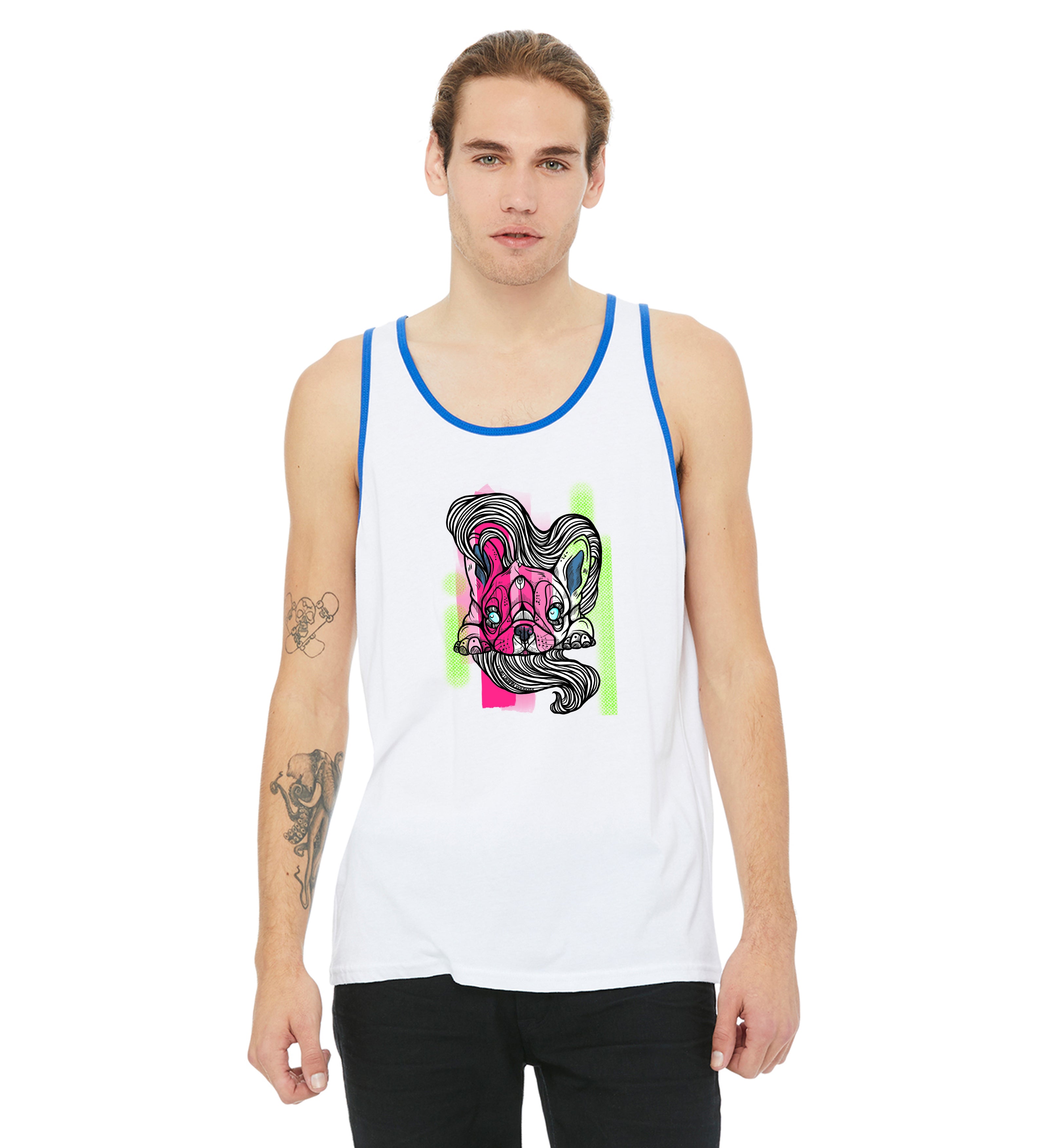 Year Of The Frenchie August Tank - Barrel Dogs