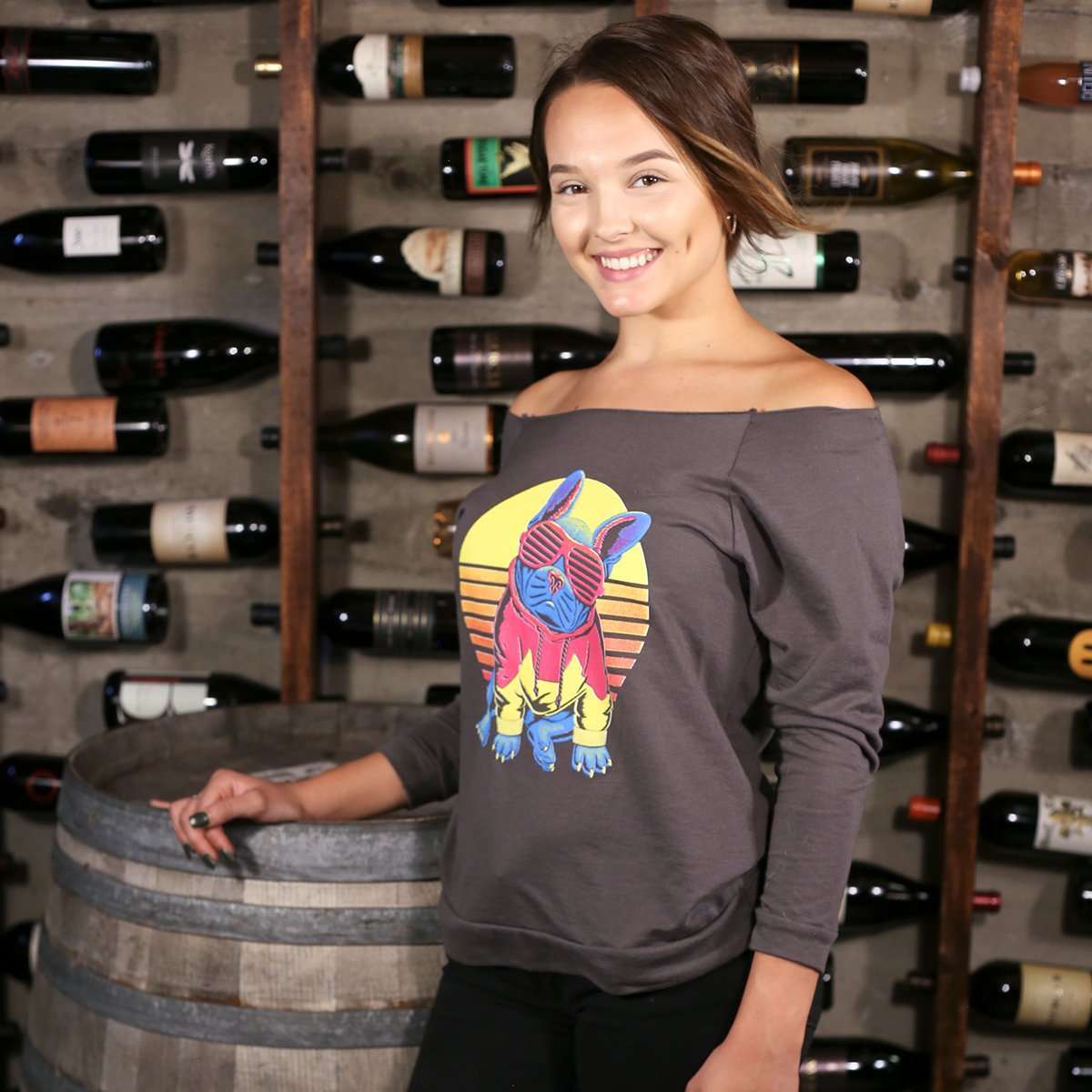 Frenchie Sunset Pullover - Barrel Dogs