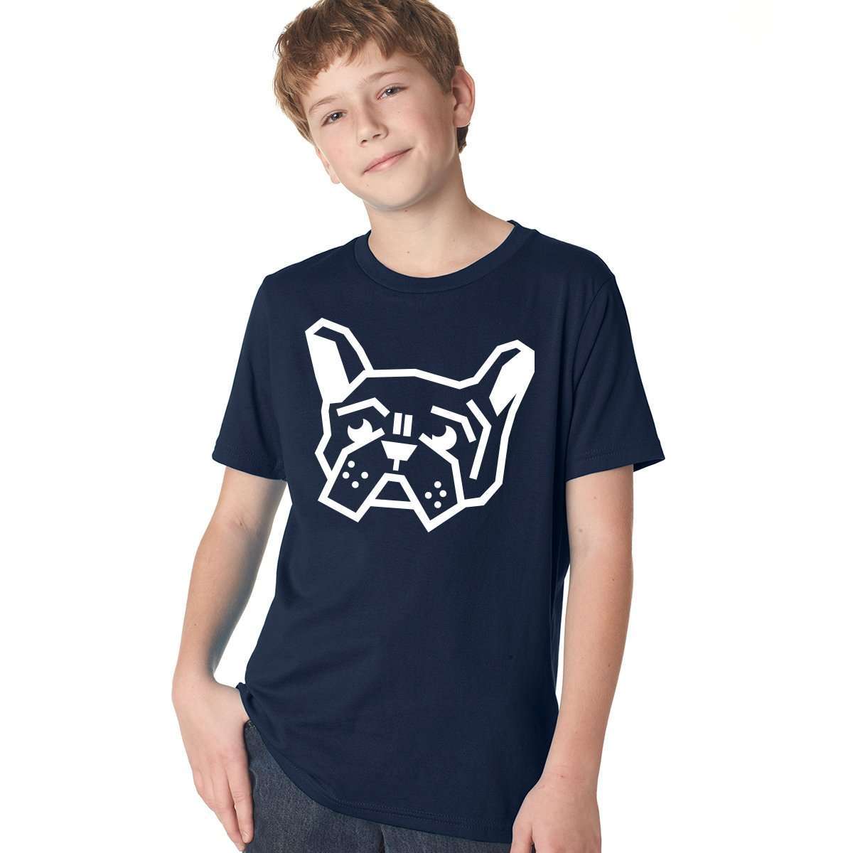 Frenchie Head Boys Tee - Barrel Dogs