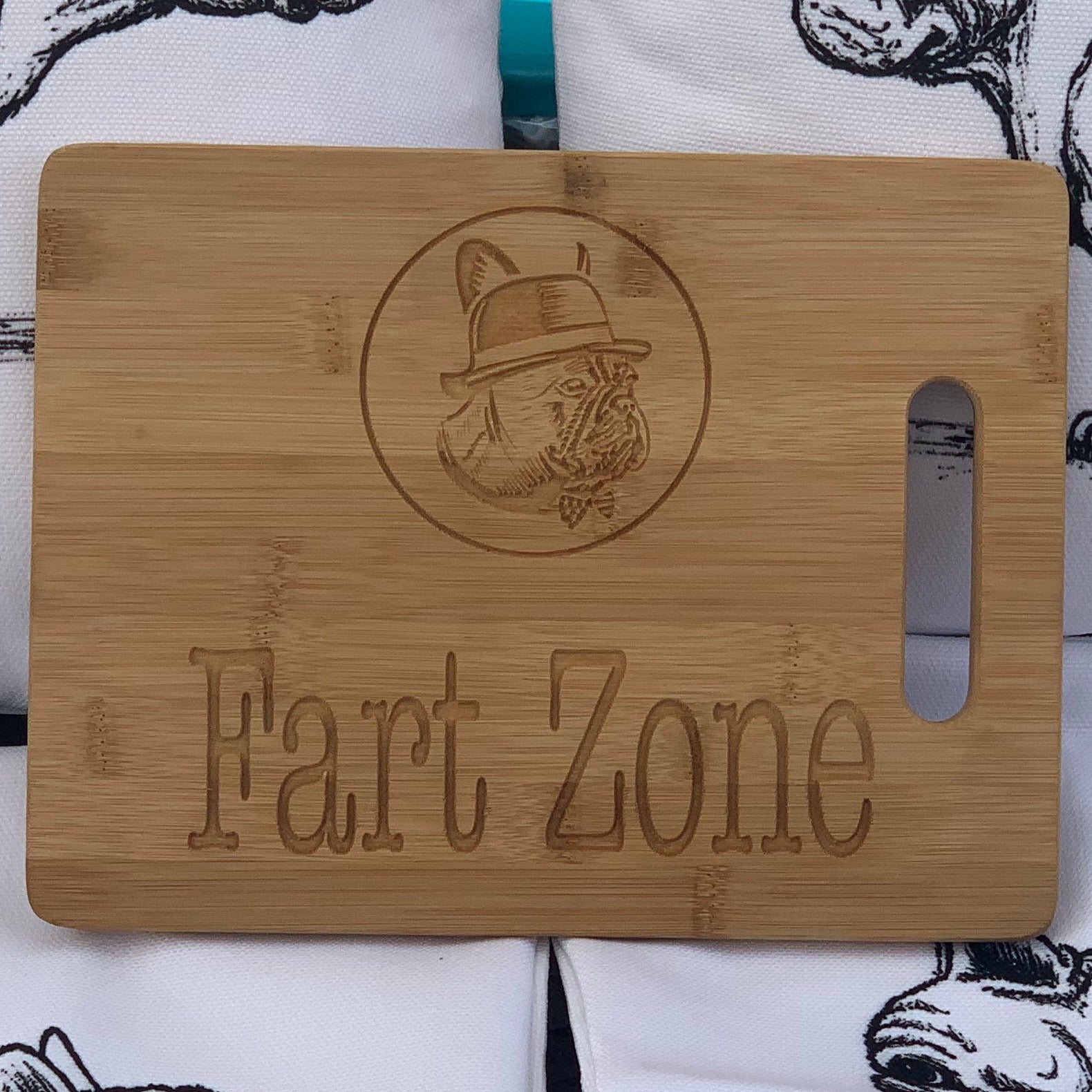 “Fart Zone” Cutting Board - Barrel Dogs