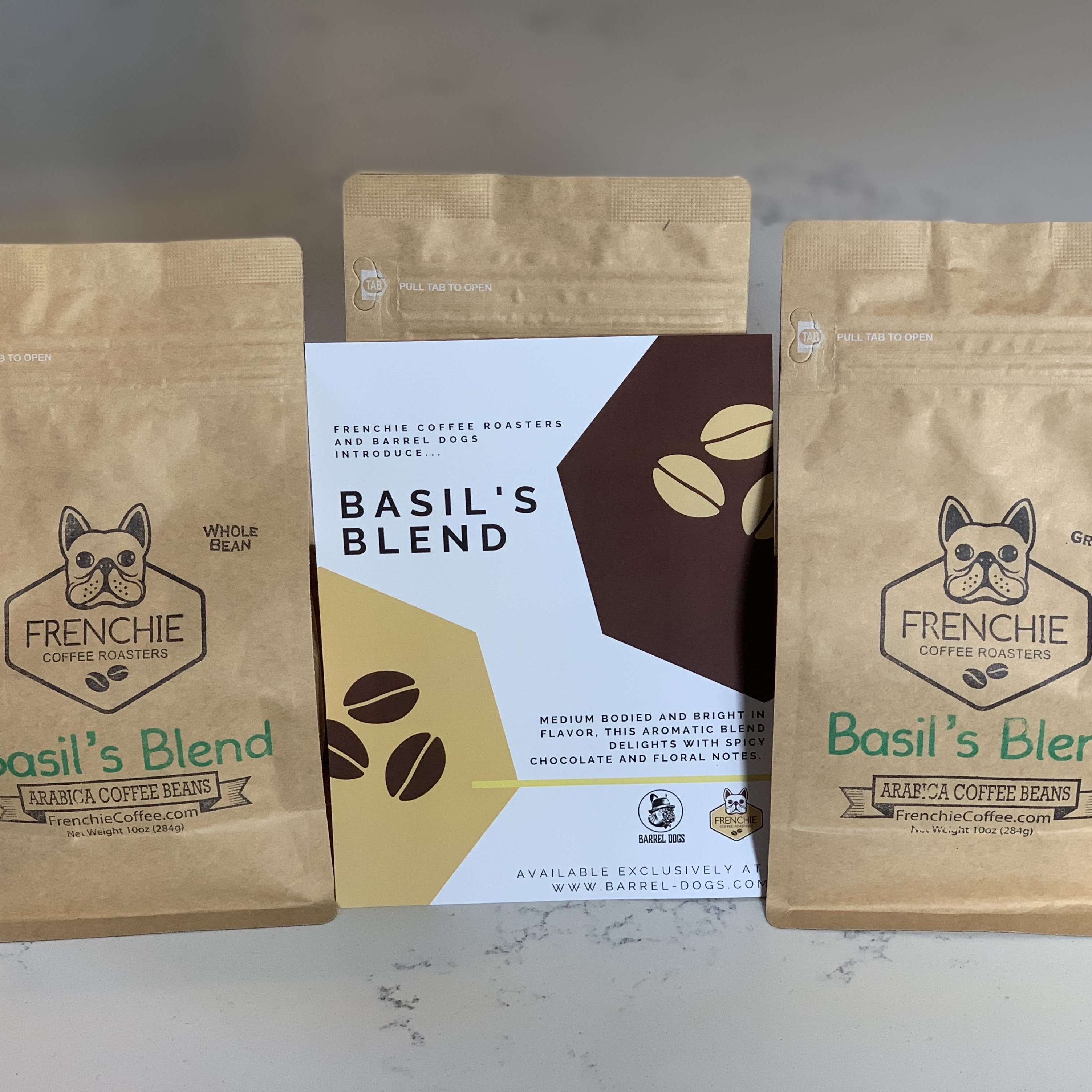 Basil’s Blend Organic Coffee - Barrel Dogs