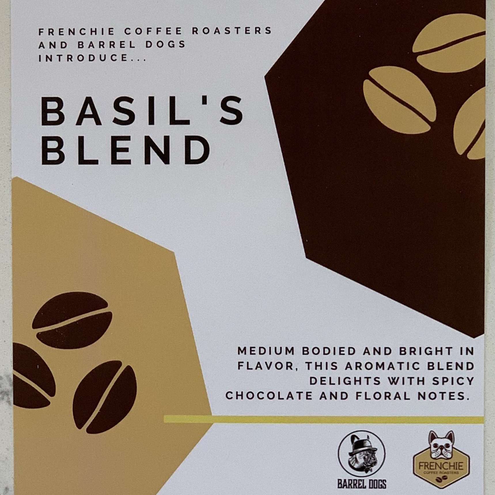 Basil’s Blend Organic Coffee - Barrel Dogs
