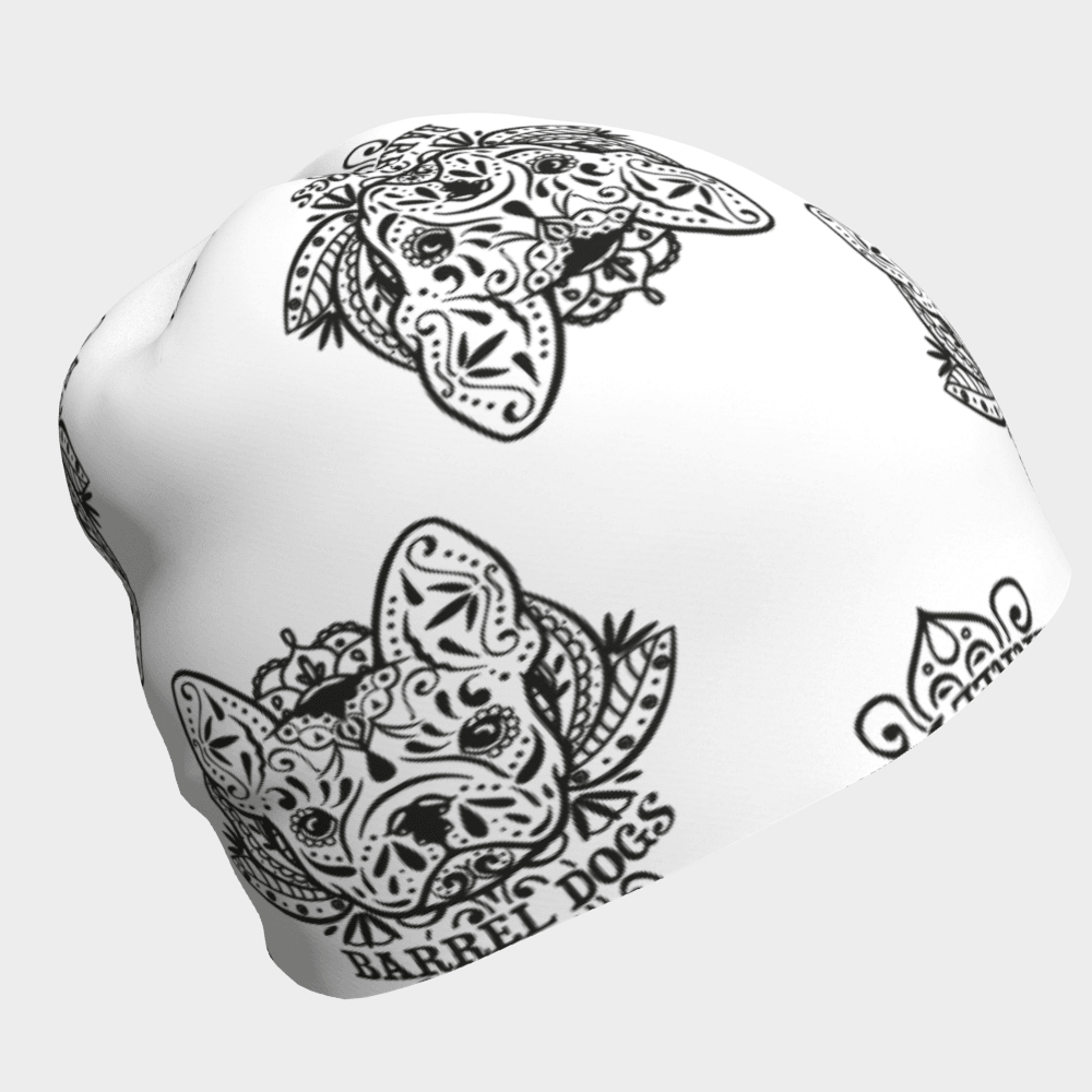 Sugar Skull Beanie - Barrel Dogs