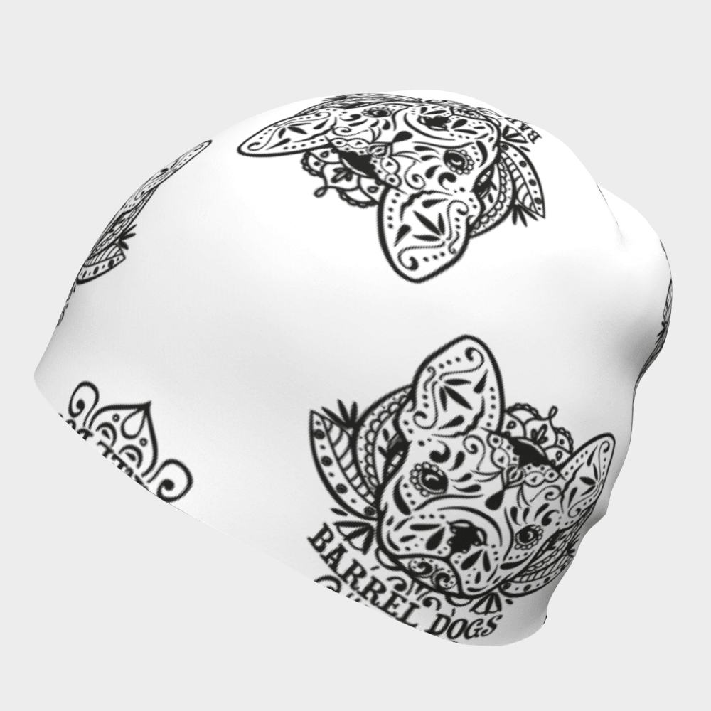 Sugar Skull Beanie - Barrel Dogs
