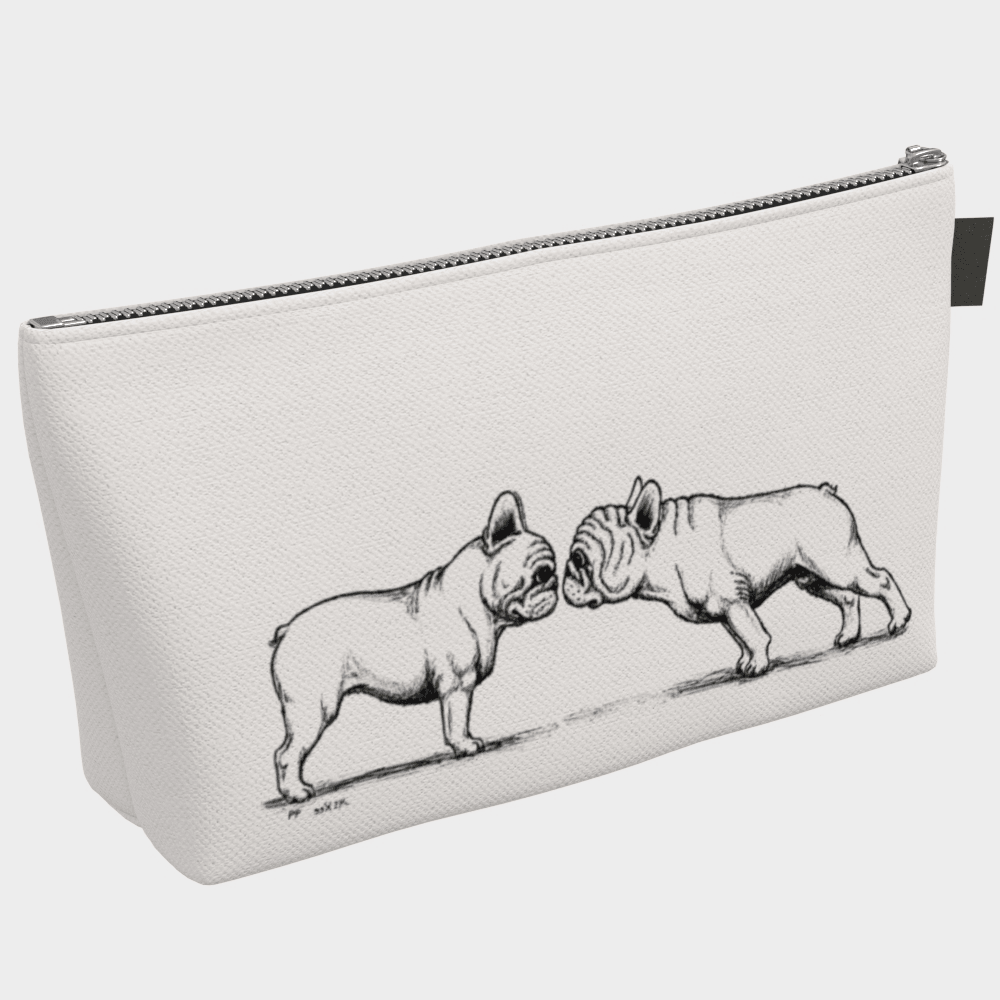 Frenchie Love Make Up Bag - Barrel Dogs