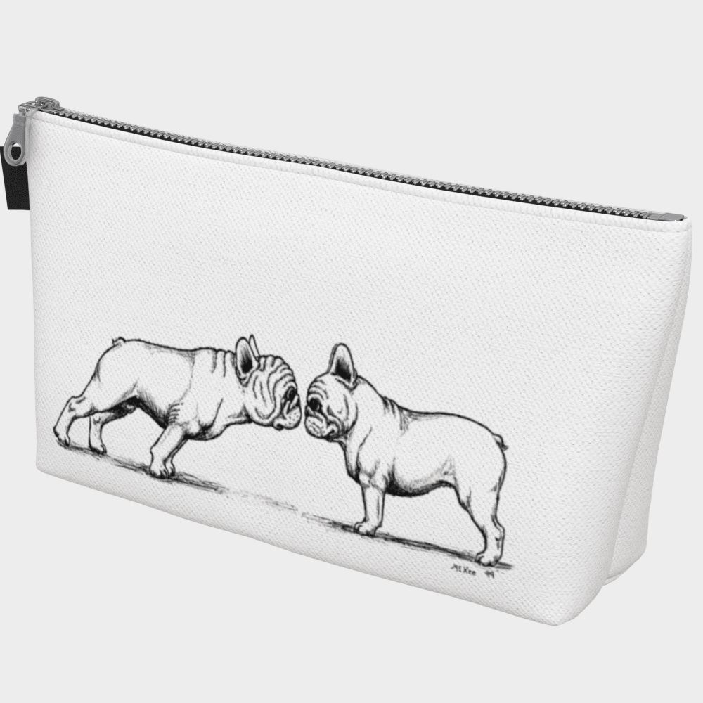 Frenchie Love Make Up Bag - Barrel Dogs