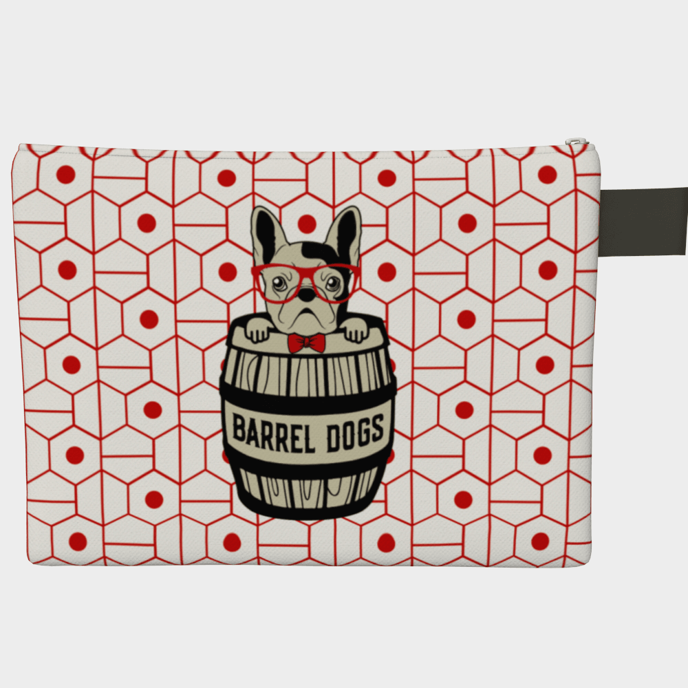 Frenchie In A Barrel Zippy! - Barrel Dogs