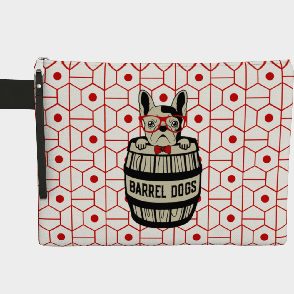 Frenchie In A Barrel Zippy! - Barrel Dogs