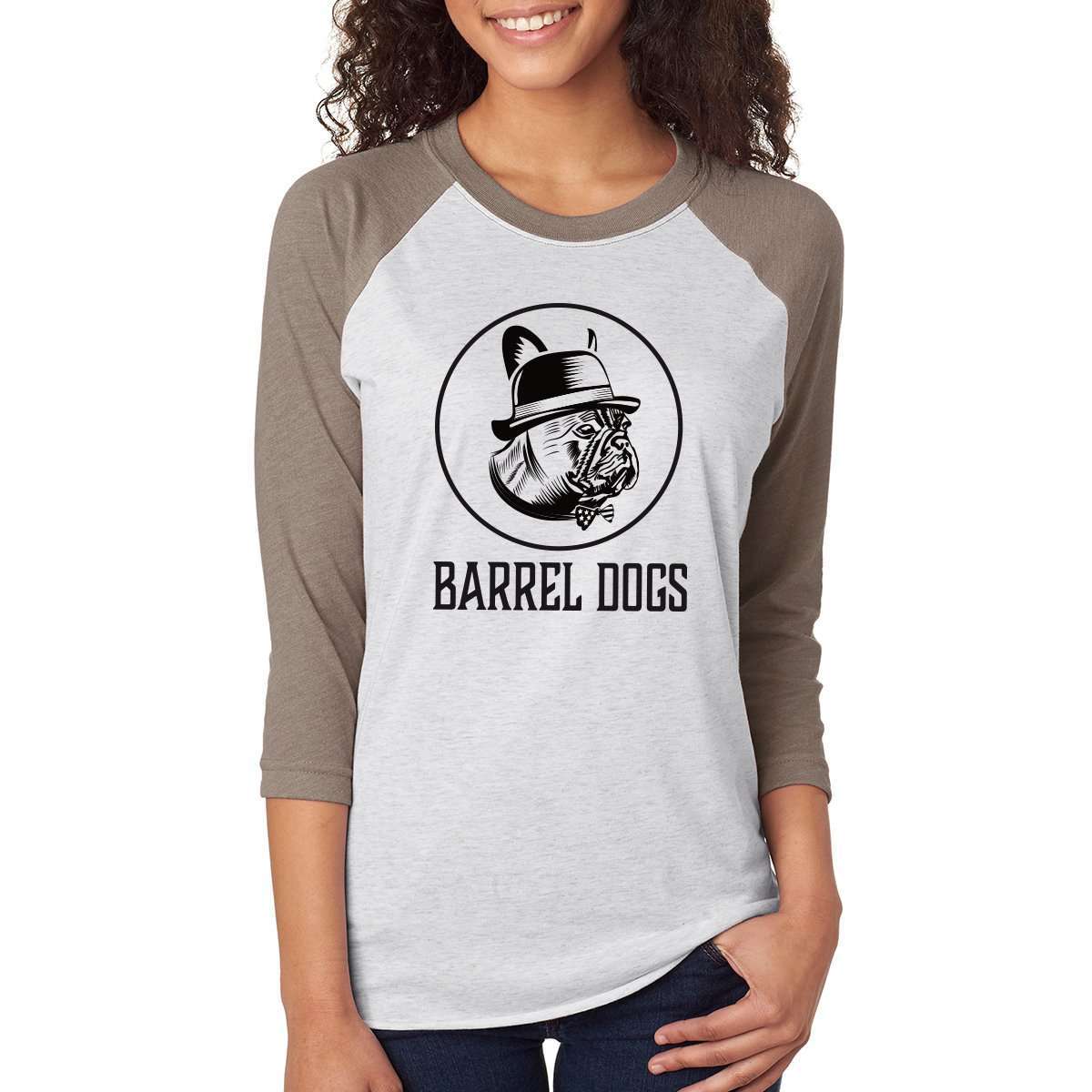 Barrel Dogs Logo 3/4 Unisex - Barrel Dogs