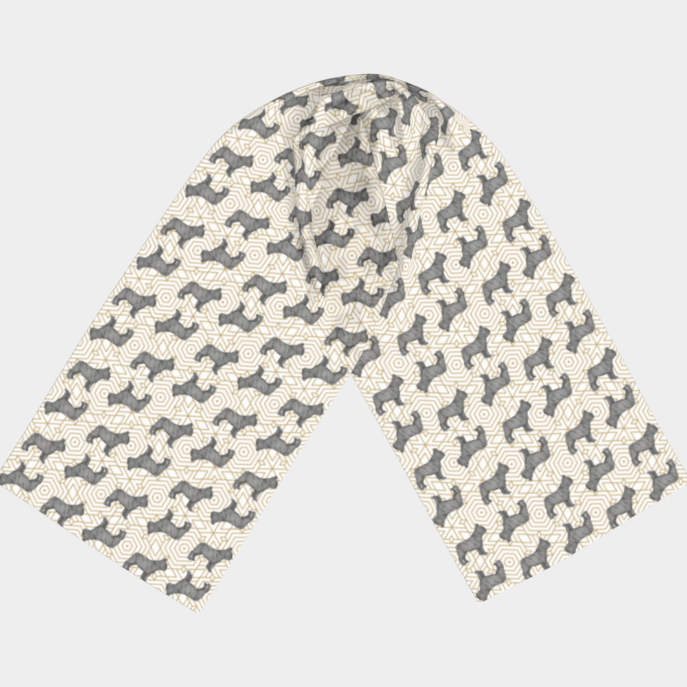 Frenchie Print Scarf - Barrel Dogs